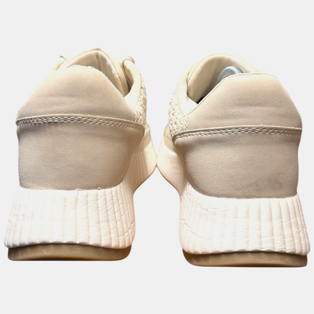 DV by DOLCE VITA Fredi Women 8 Sandstone Crochet Sneakers Platform Comfort Shoes - Picture 6 of 13